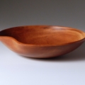 Ancient Kauri bowl with carved rim - 9”w x 2 1/4”h