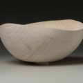 Madrone, Turned, dried, sandblasted and bleached - 6 1/2"w x 7”d x 3 3/8”h